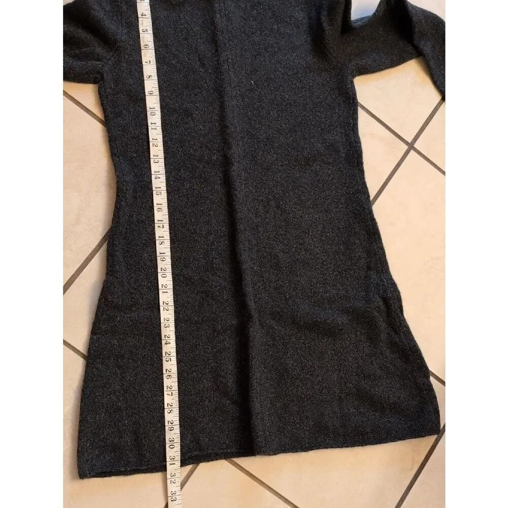 NWT Madewell Southgate Sweater Dress Mini Long Sleeve Black S - Picture 10 of 13